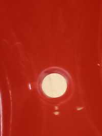 Lavatorio wc vermelho