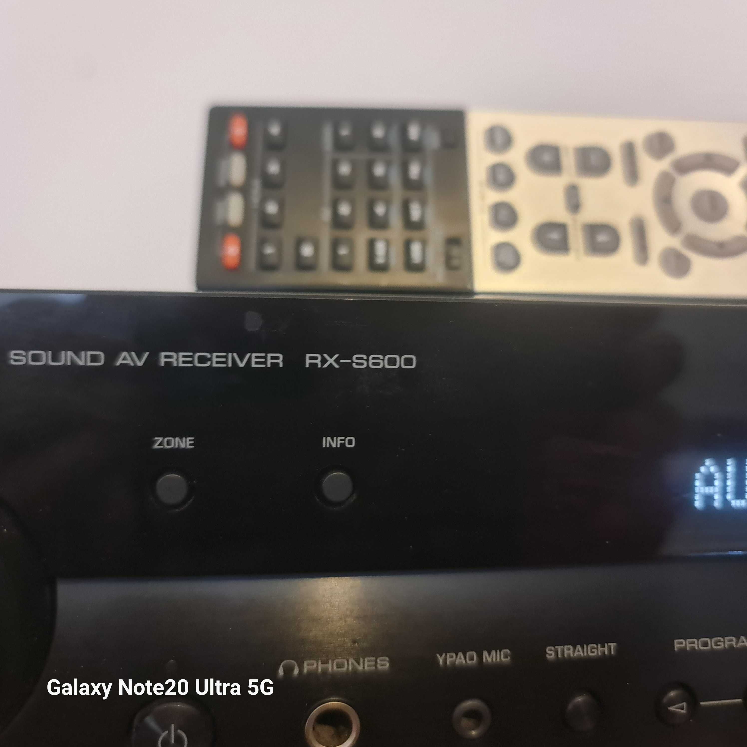 Amplituner Yamaha RX-S600 + Orginalny Pilot