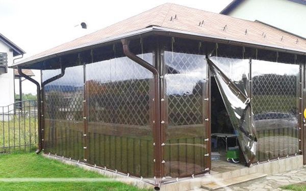 Zasłona do altanki, tarasu