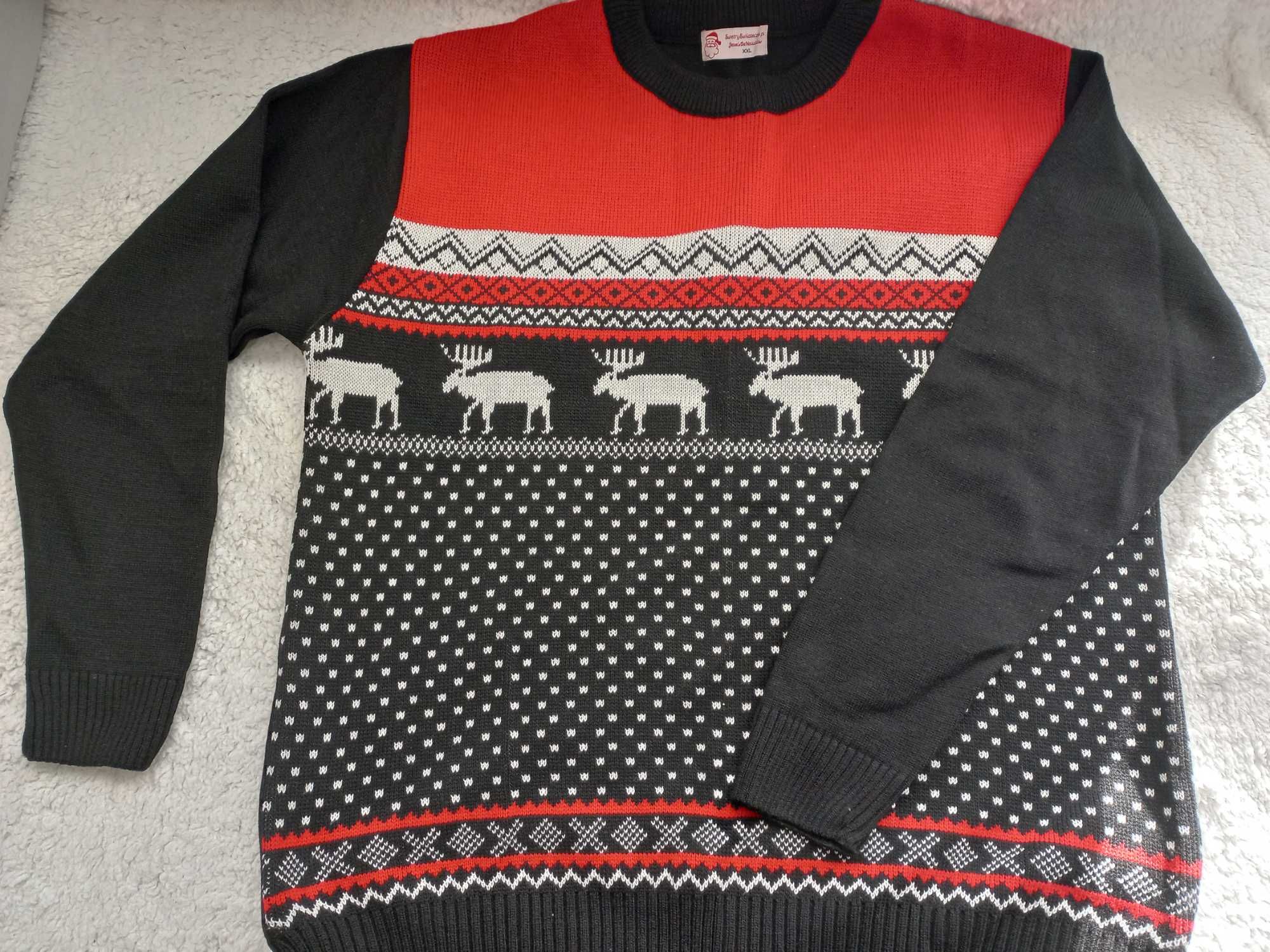 Sweter świąteczny Maszerujące Renifery UNISEX PROMOCJA!
