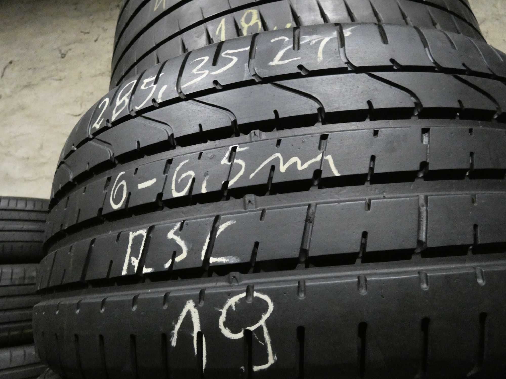 285/35/21  Pirelli p zero pz3, RSC- Run-Flat  6,5mm produkcja 19r.