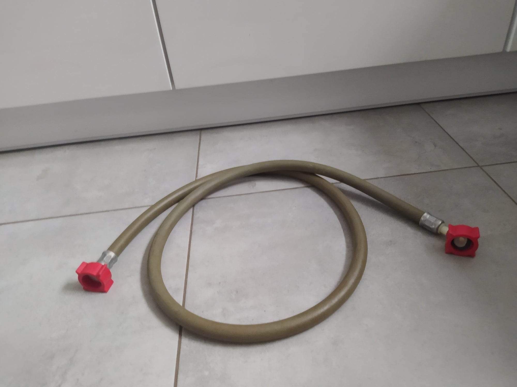 2 sztuki przewód, wężyk  dopływowy do pralki 150 cm ciepła zimna woda