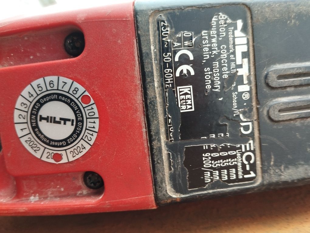 HILTI DDEC-1 otwornica diamentowa