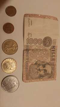 Stare włoskie monety - zestaw