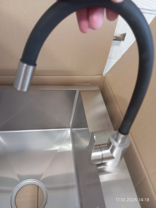 Кухонна мийка нержавіюча сталь декор 40*50,50*50,54*48 handmade 3/08м