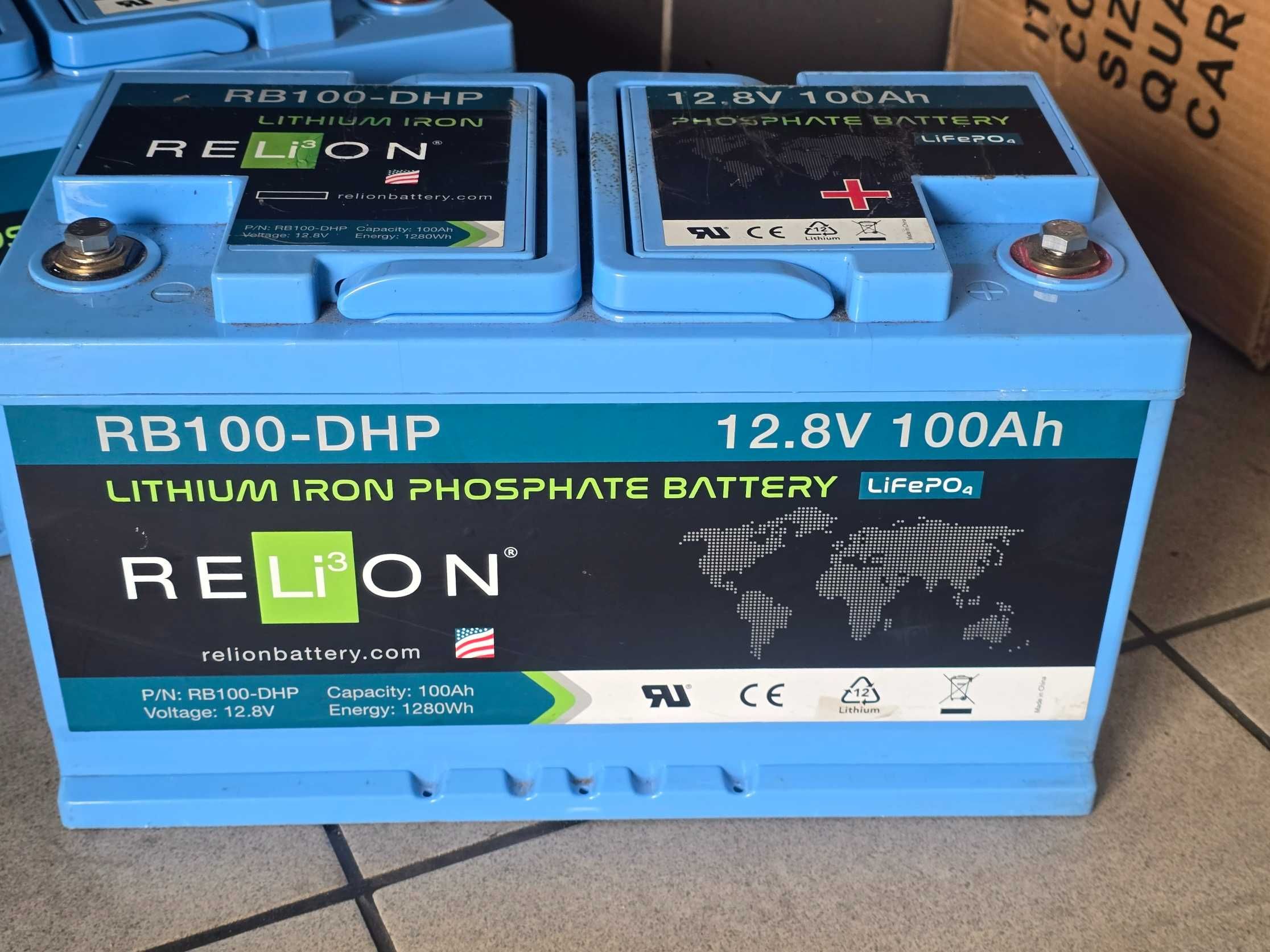 Akumulator LiFePO4 12V głębokiego rozładowania ReLion 1280Wh