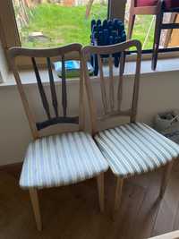 Krzesła drewniane do renowacji 6 sztuk