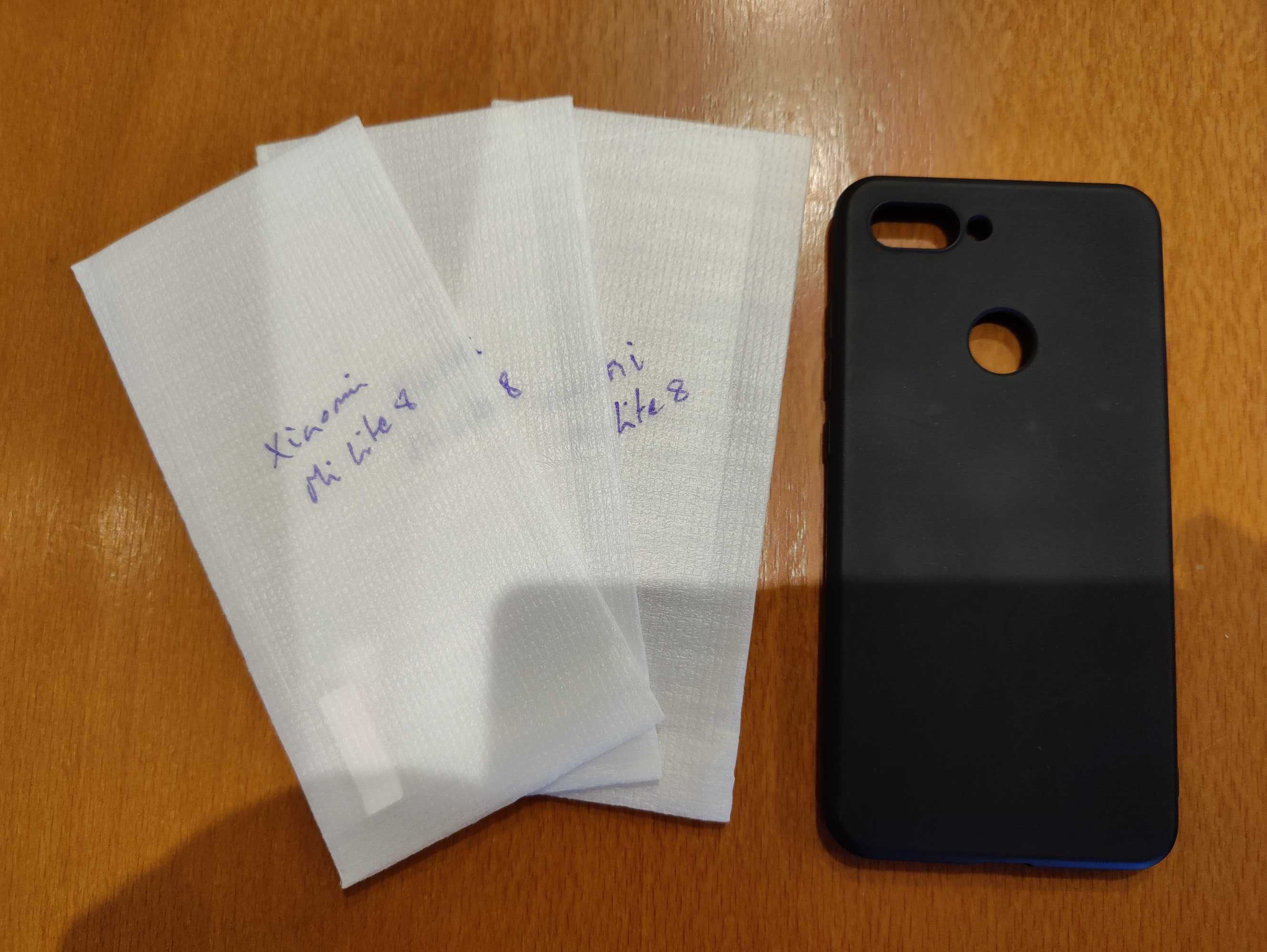 Capa +3 películas para Xiaomi Mi 8 lite