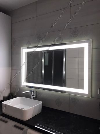 Зеркало с лед подсветкой от производителя. Зеркало в ванную комнату.