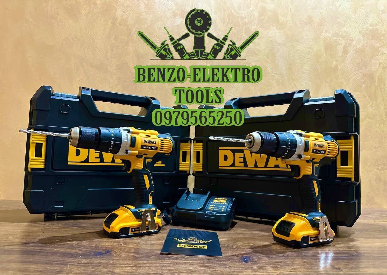 Шуруповерт аккумуляторный DeWALT DCD996 Акумуляторний шурупокрут 24V4A