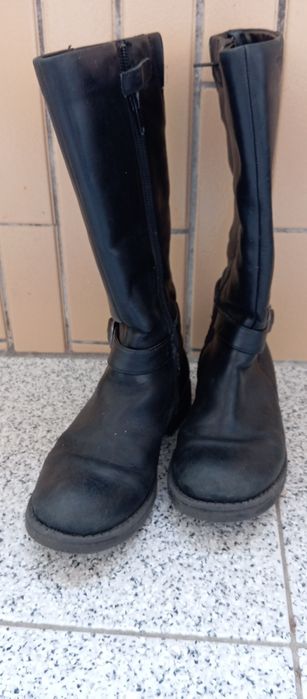 Botas Geox pretas de menina 31