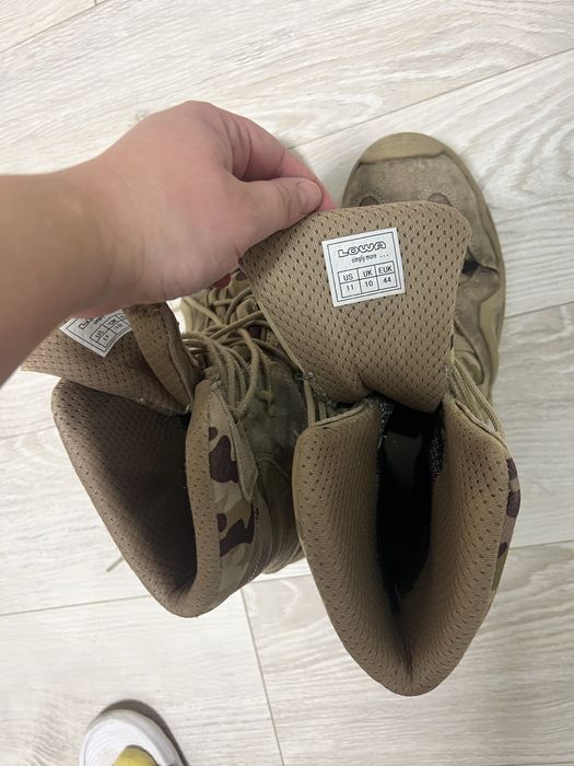 Тактичні черевики Lowa зима мультикам