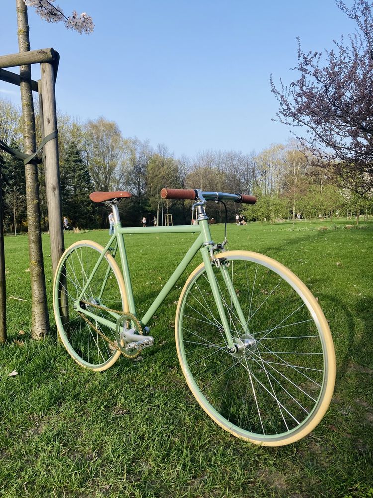 Rower miejski 49cm singlespeed fix ostre koło prawie nowy