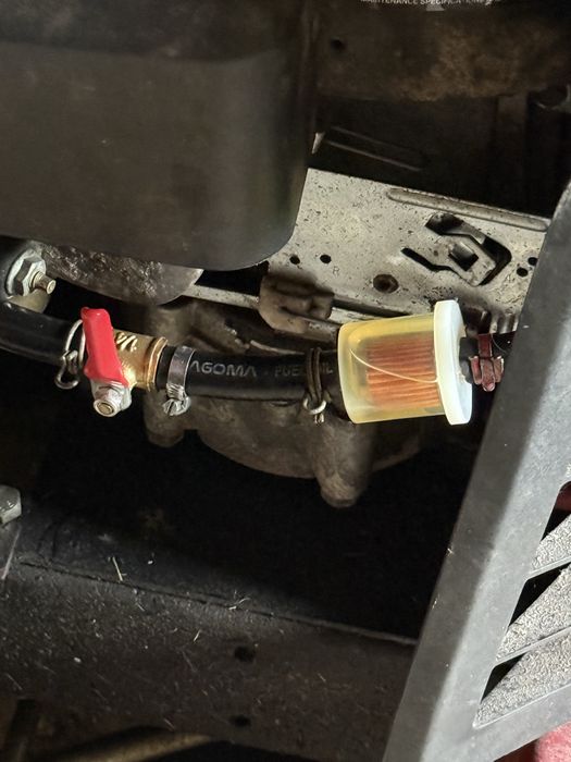 Kranik paliwa i filtr paliwa 6mm