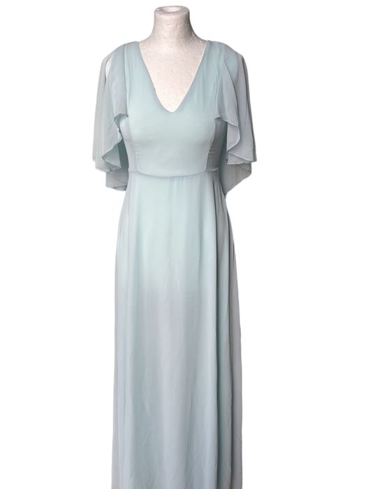 Błękitna długa suknia balowa na wesele S nowa Warszawa Toruń