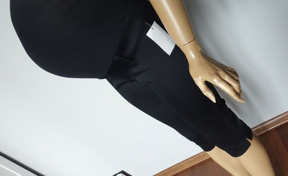 nowe H&M Mama spodnie 34/XS krótkie spodenki RYBACZKI ciążowe eleganck