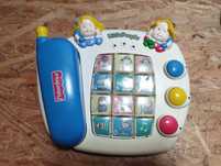 Zabawki dla dzieci Fischer Price-telefon interaktywny i pluszaki Peppa