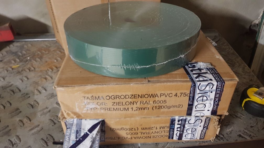 Taśma ogrodzeniowa 3sztuki po 4,75cmx50mb na ogrodzenia