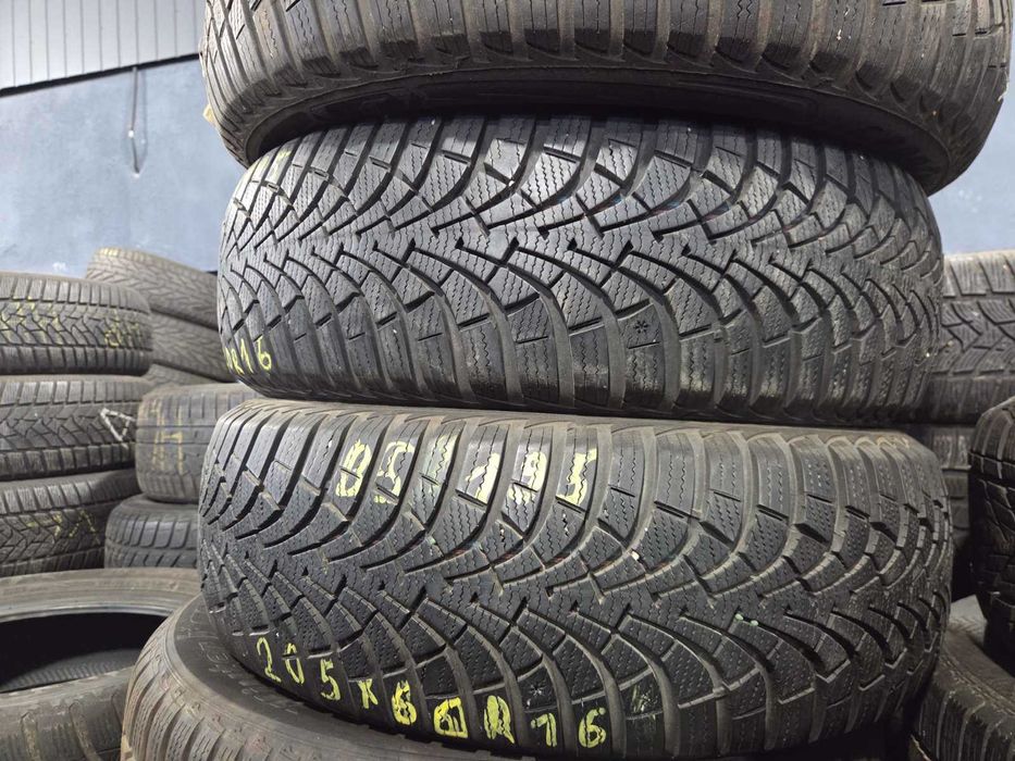 Зима Шини Б/У 205 60 16 Зимові колеса Гума шини з Європи стан нових бу