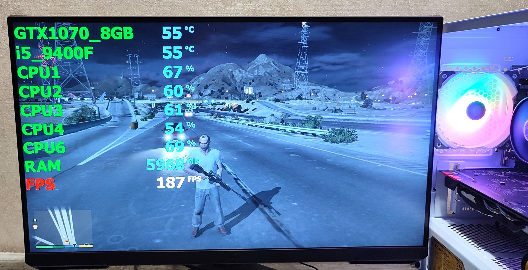 Игровой ПК 9gen i5 GTX1070_8Gb cs2 rust stalker2 gtaV wot Компьютер