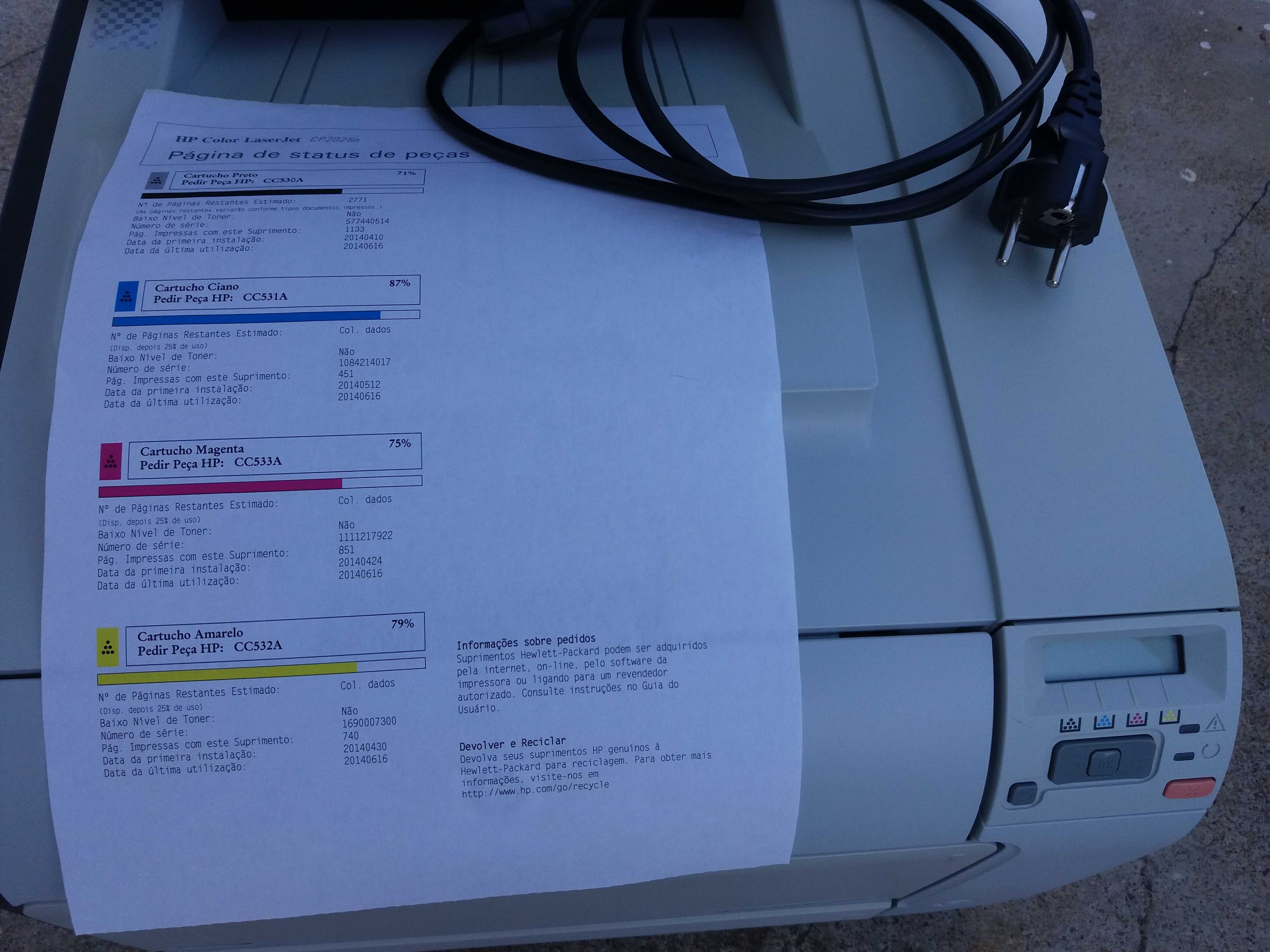 HP Laserjet CP2025