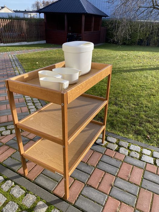 Przewijak Woodies classic + pojemniki