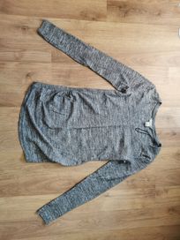 bluzka z długim rękawem ciążowa H&M MAMA M 38  basic sweterek ciążowy