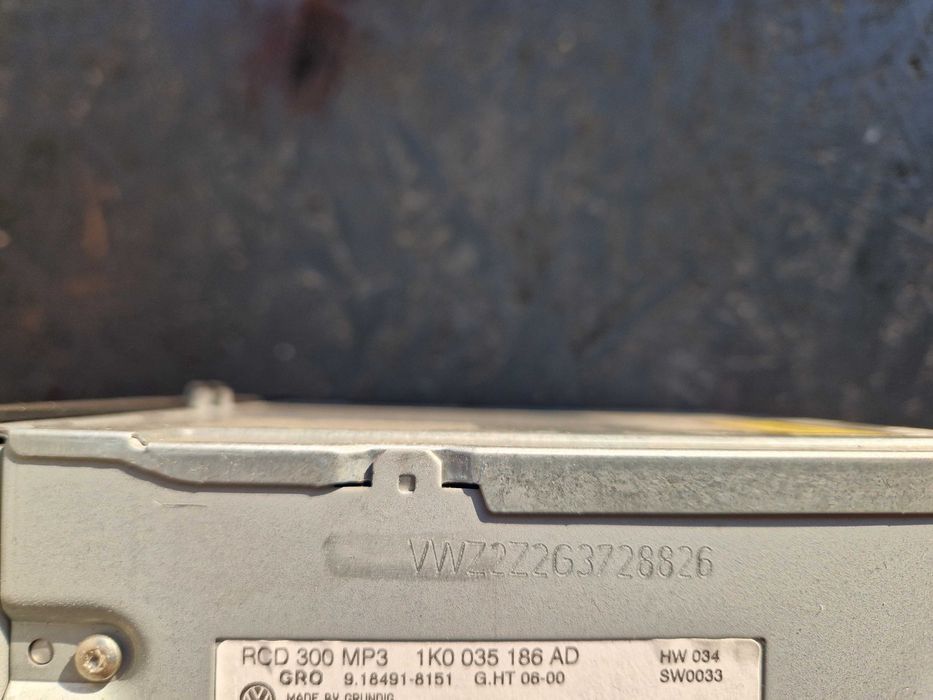 Radio Vw 1K0.035.186.AD