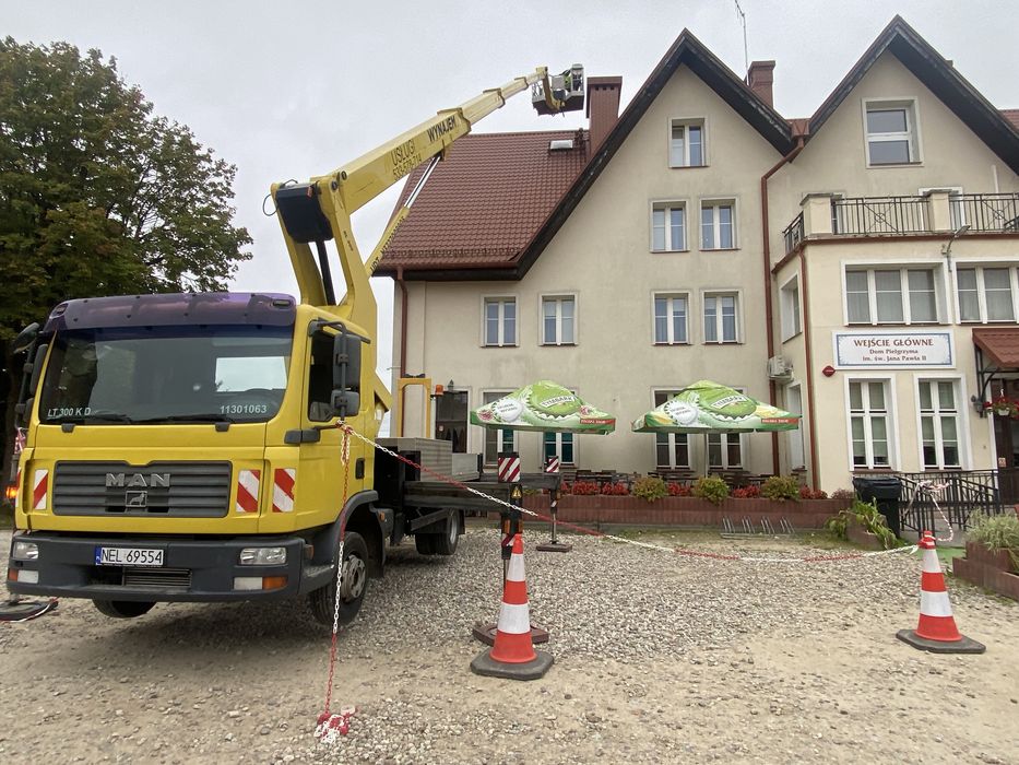 Uslugi podnosnikiem koszowym 30 m wzwyzka