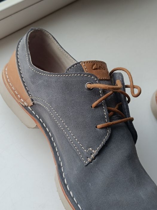 Взуття Clark's замш, чоловічі туфлі, лофери