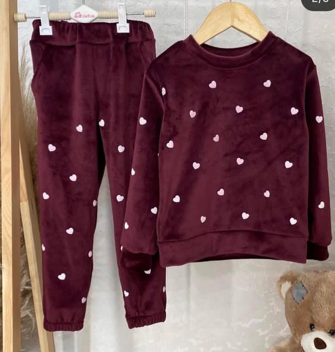 Велюровий костюм з утепленням 98-104