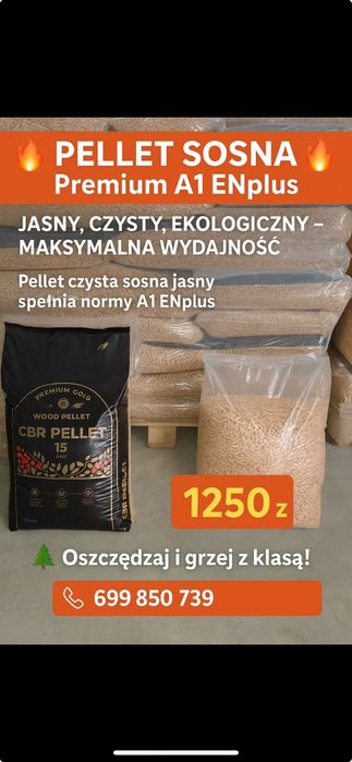 Pellet A1 sosnowy DOSTAWA