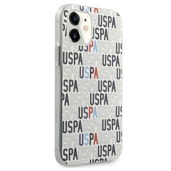 Etui iPhone 12 Mini 5,4" U.S. Polo Logo Mania - Biały