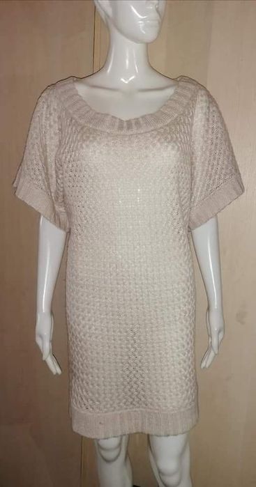 2sukienki sweterkowe tuniki oversize nietoperz Reserved Tu r. 36 S