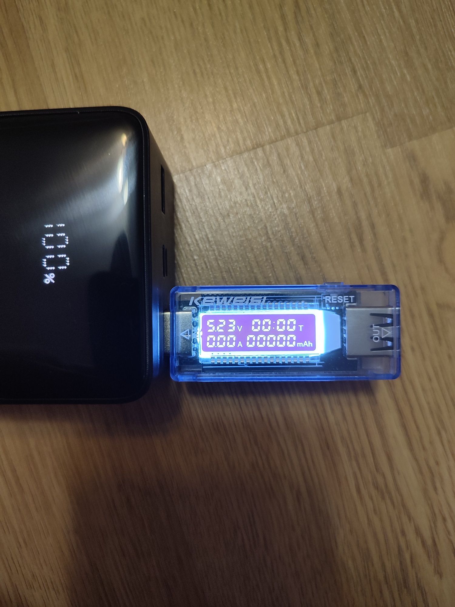 USB Тестер Keweisi KWS-V20 вольтметр амперметр вимірювач ємності акума