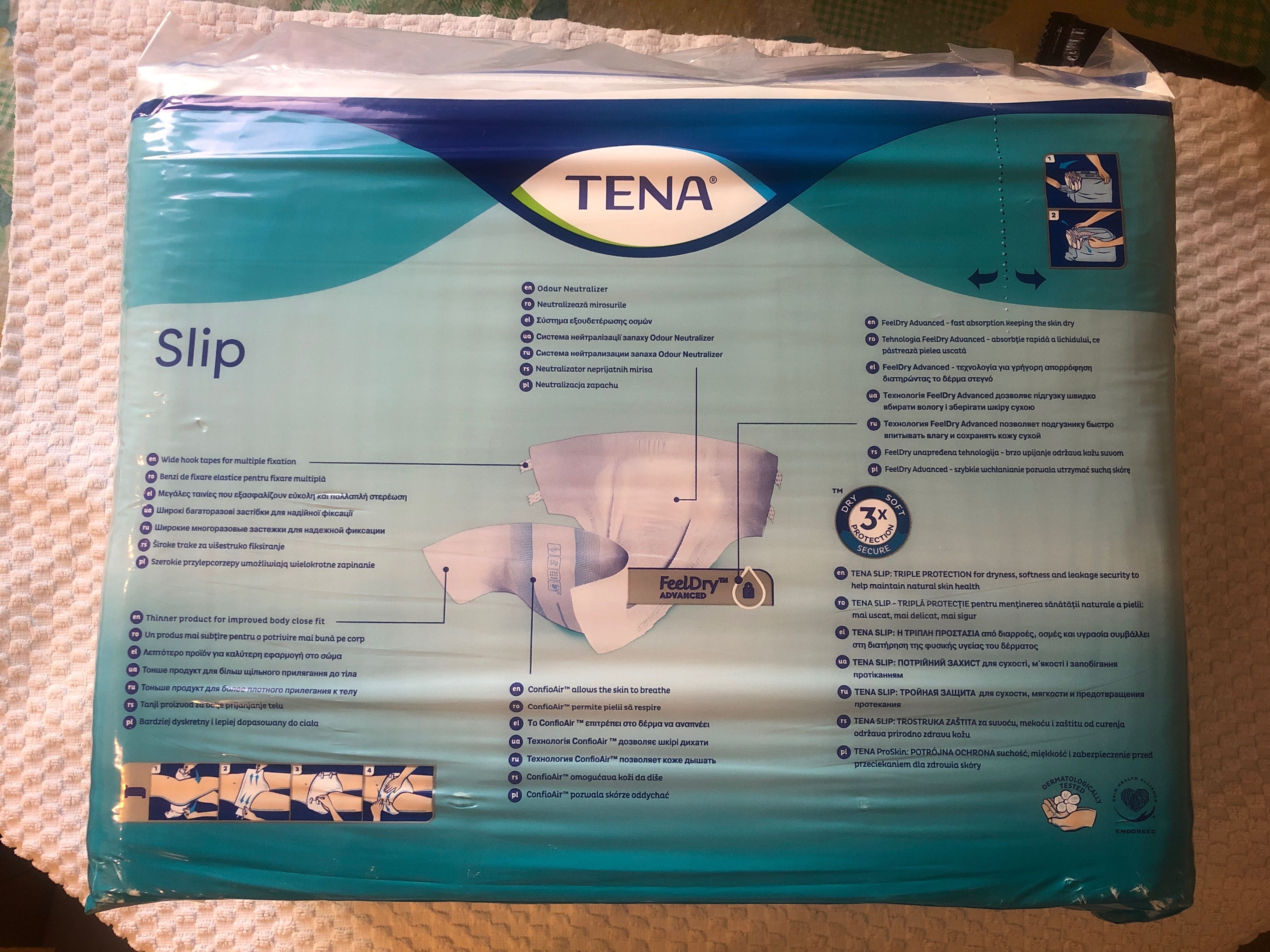 Подгузники для взрослых Tena Slip Plus XL 30 шт