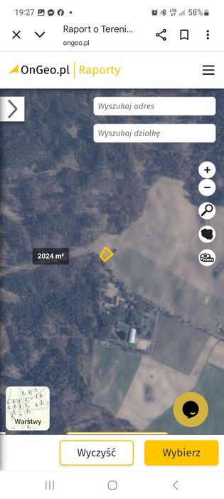 Działka pod zabudowę jednorodzinną lub bliźniak / podział na 2 działki