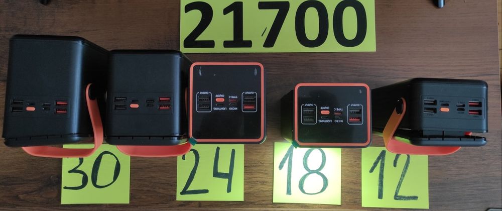 Power Bank корпус під акб 21700 на 12акб 18акб 24акб