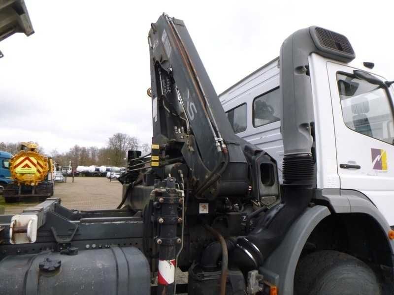 Самоскид Mercedes-Benz Atego 1828 4x4 кран маніпулятор Hiab 166 B-2 CL