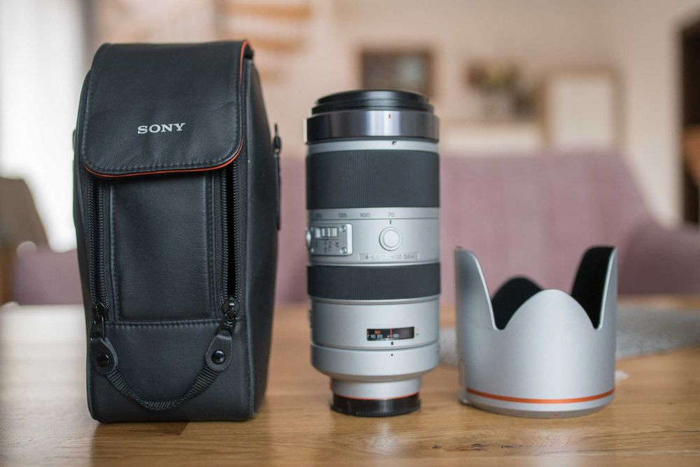 Obiektyw SONY 70-400mm F4-5.6 G SSM SAL70400G A-Mount
