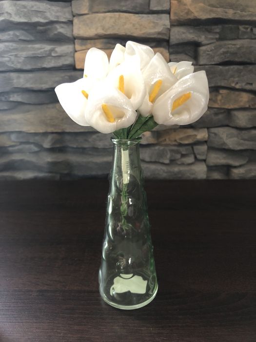 Mini bukiet sztucznych kalii 48tknkw