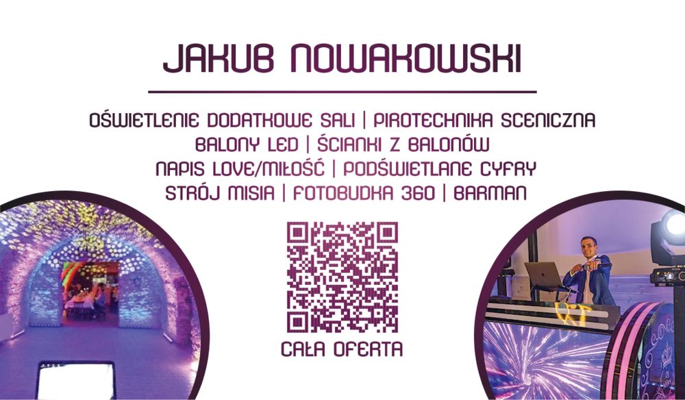 Dj Nowak - Prowadzenie imprez okolicznościowych.