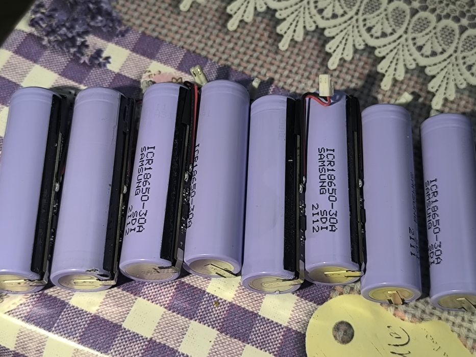 Аккумуляторы с защитой BMS лепестки под пайку ‼️ 18650 SAMSUNG 30A,