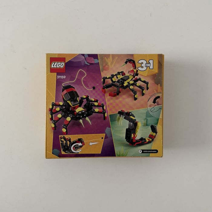 LEGO Creator 3w1 31159 - Dzikie zwierzęta: pająk klocki nowe oryginaln