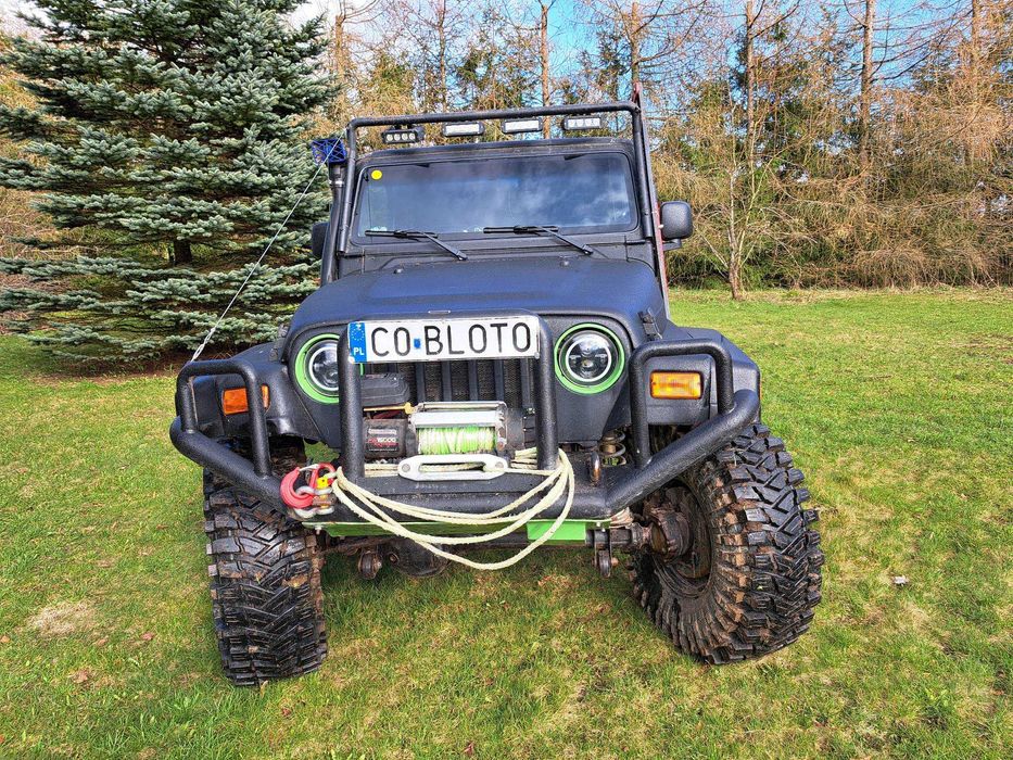jeep wrangler tj off road 1999 rok 4.0 opona 37 cali mosty patrol