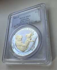 Срібна монета Коала Австралія Koala PCGS MS69