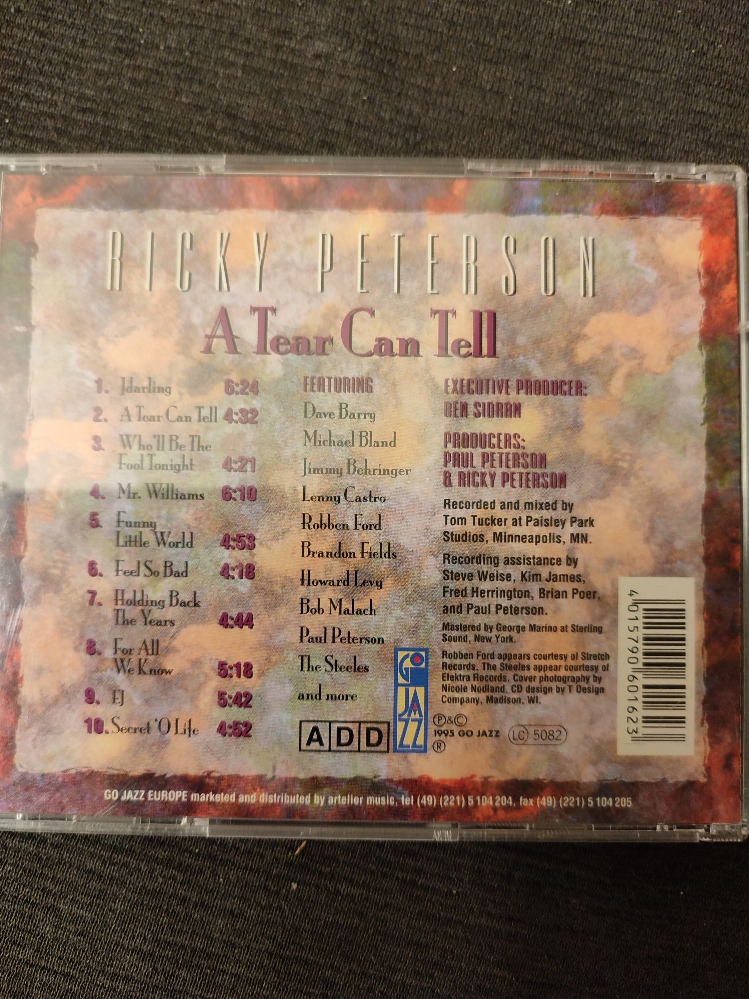 Ricky Peterson - A tear can tell - CD