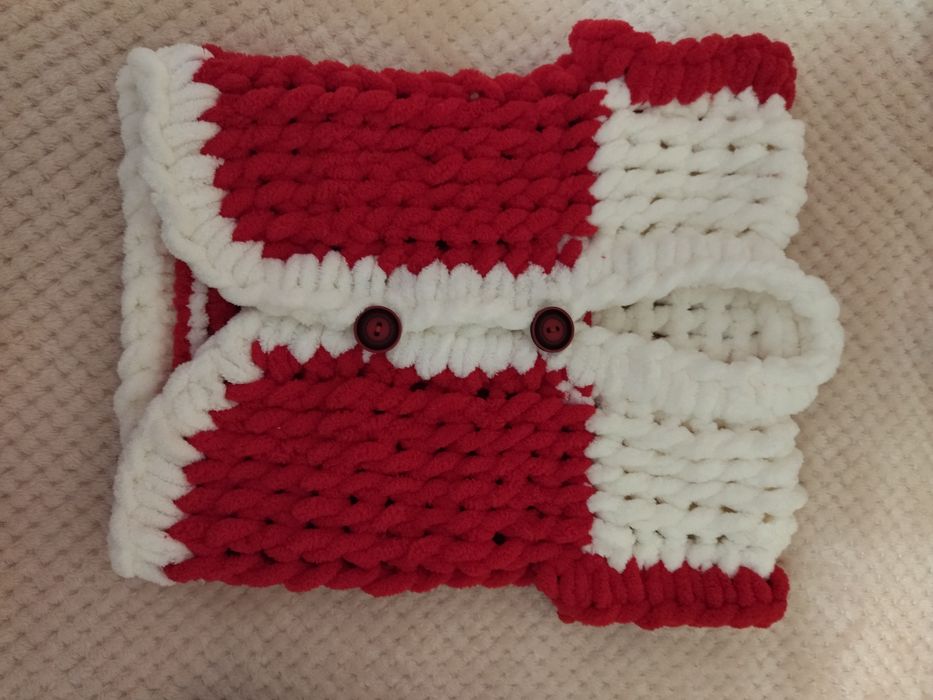 Детскася жилетка с пряжи Ализе пуффи.