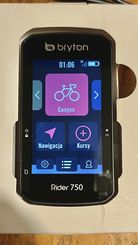 Licznik nawigacja rowerowa Bryton Rider 750 nowy gwarancja