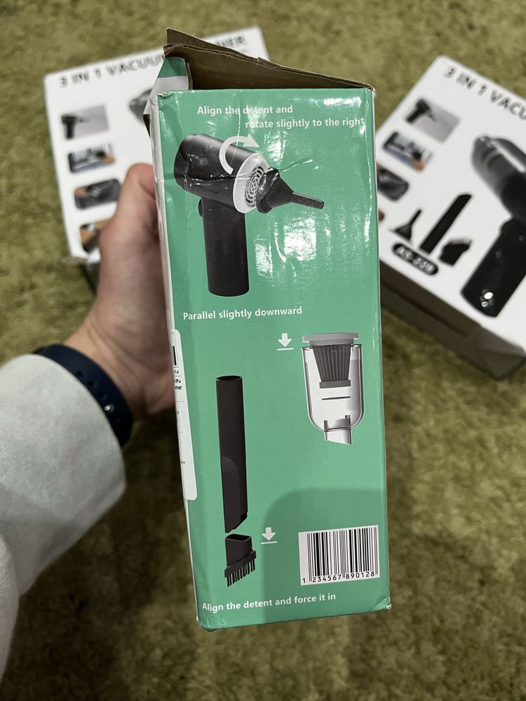 Mini Aspirador Portatil 3 em 1